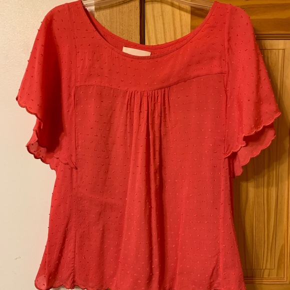 Anthropologie Tops - Anthropologie Maeve flutter sleeve top Anthropologie Tops - Anthropologie Maeve flutter sleeve top